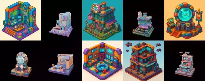 Building Color bundle 3 pack 100 glb