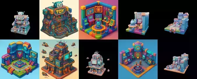 Building Color bundle 26 pack 100 glb