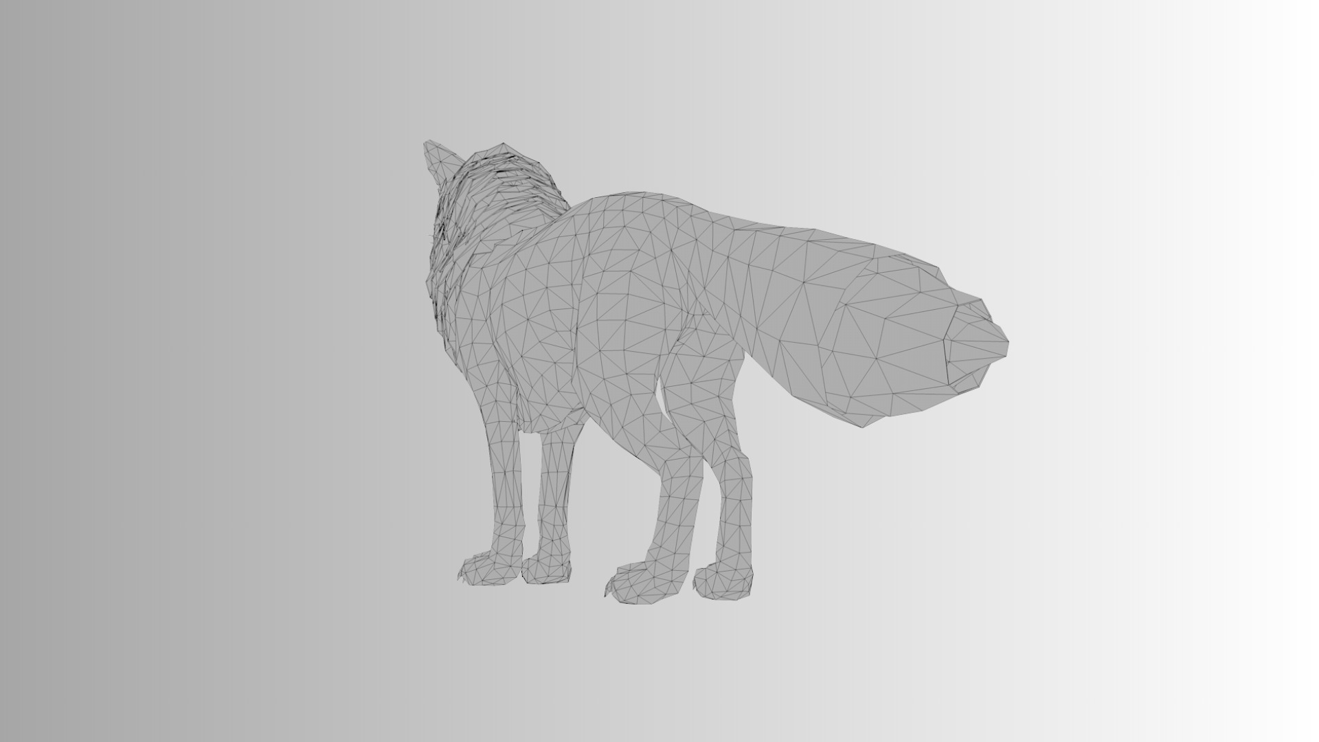 Stylized Fox 3D Model  Game Ready Multiple Colors  Low-poly 3D model_4