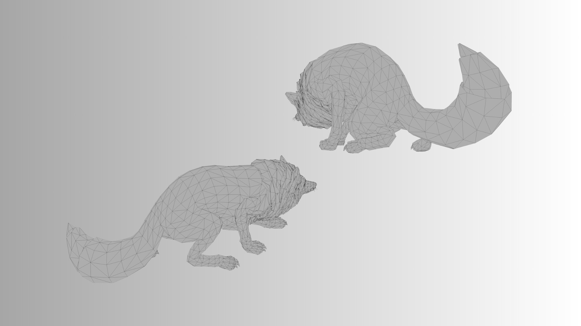 Stylized Fox 3D Model  Game Ready Multiple Colors  Low-poly 3D model_6