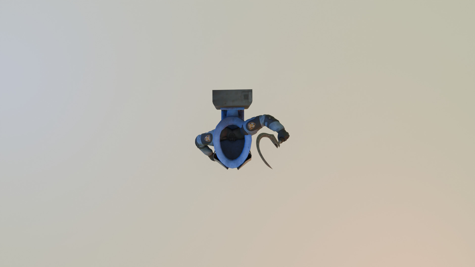 SWAT Mutant Skibidi Toilet 3D model_5