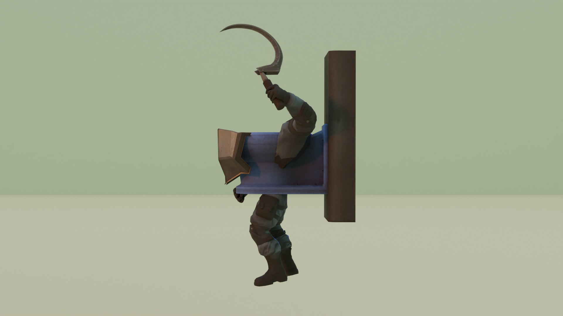 SWAT Mutant Skibidi Toilet 3D model_1