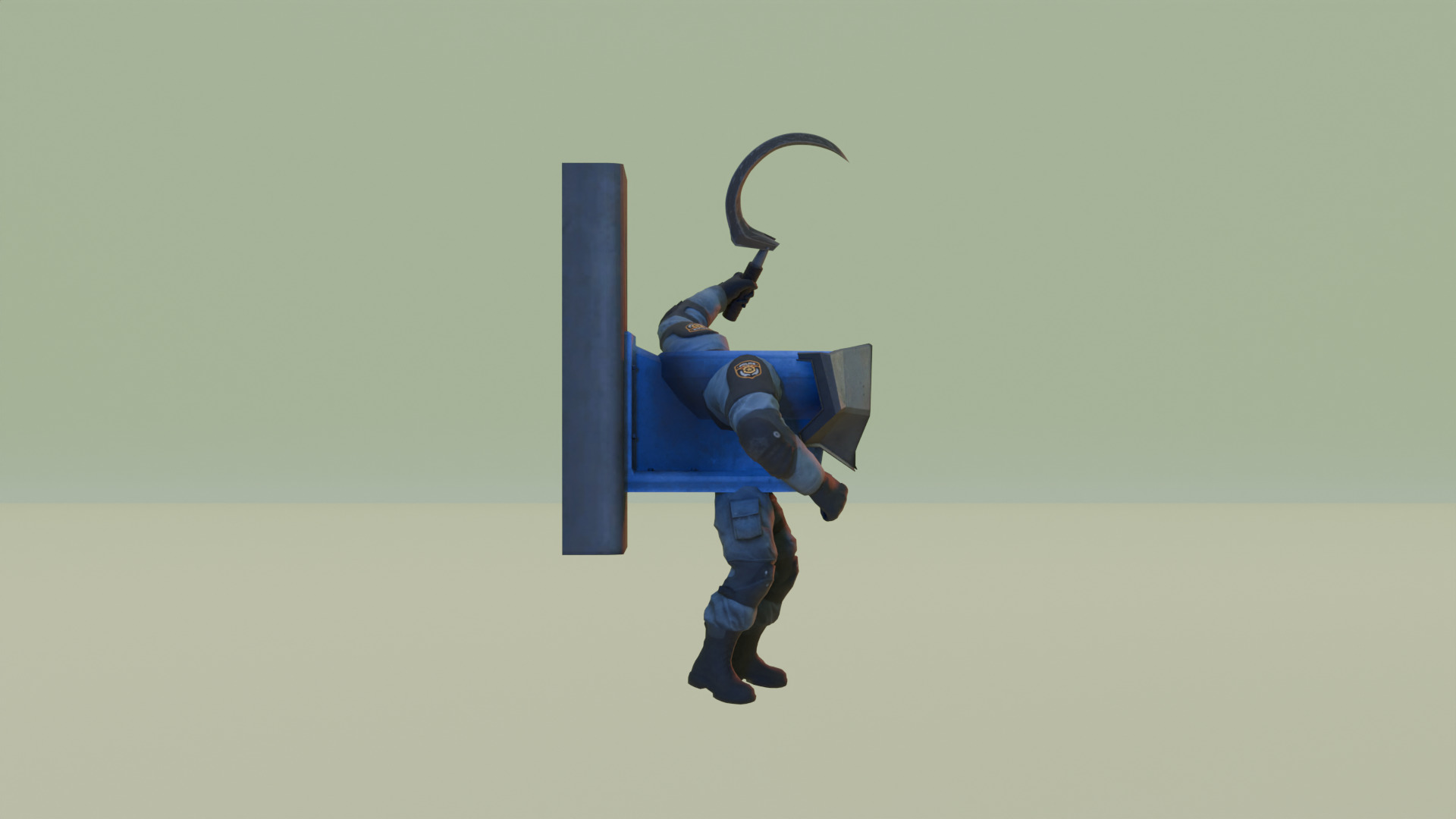 SWAT Mutant Skibidi Toilet 3D model_3