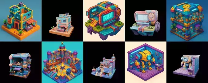 Building Color bundle 24 pack 100 glb