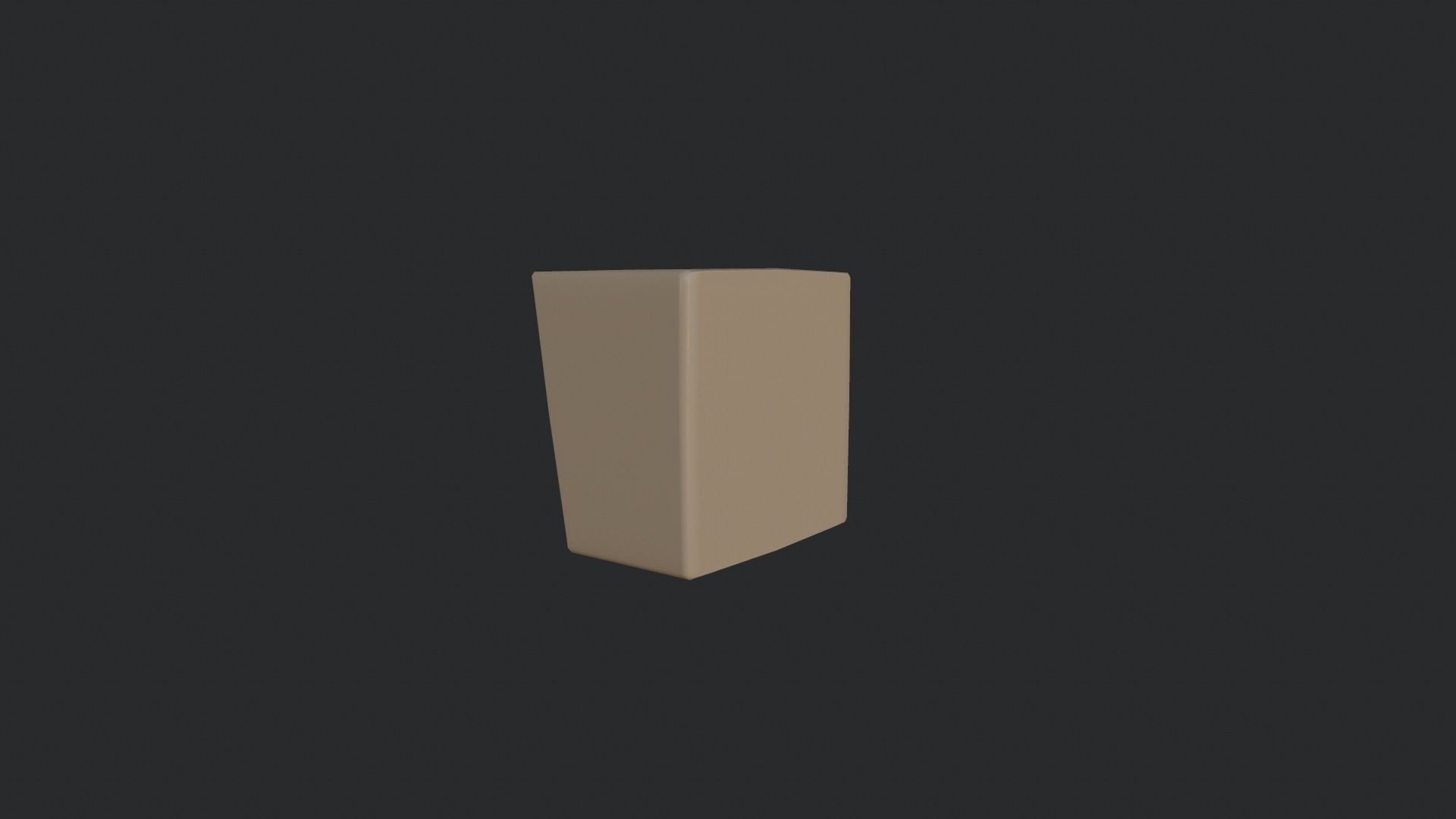 Intercom cube Low-poly 3D model_6