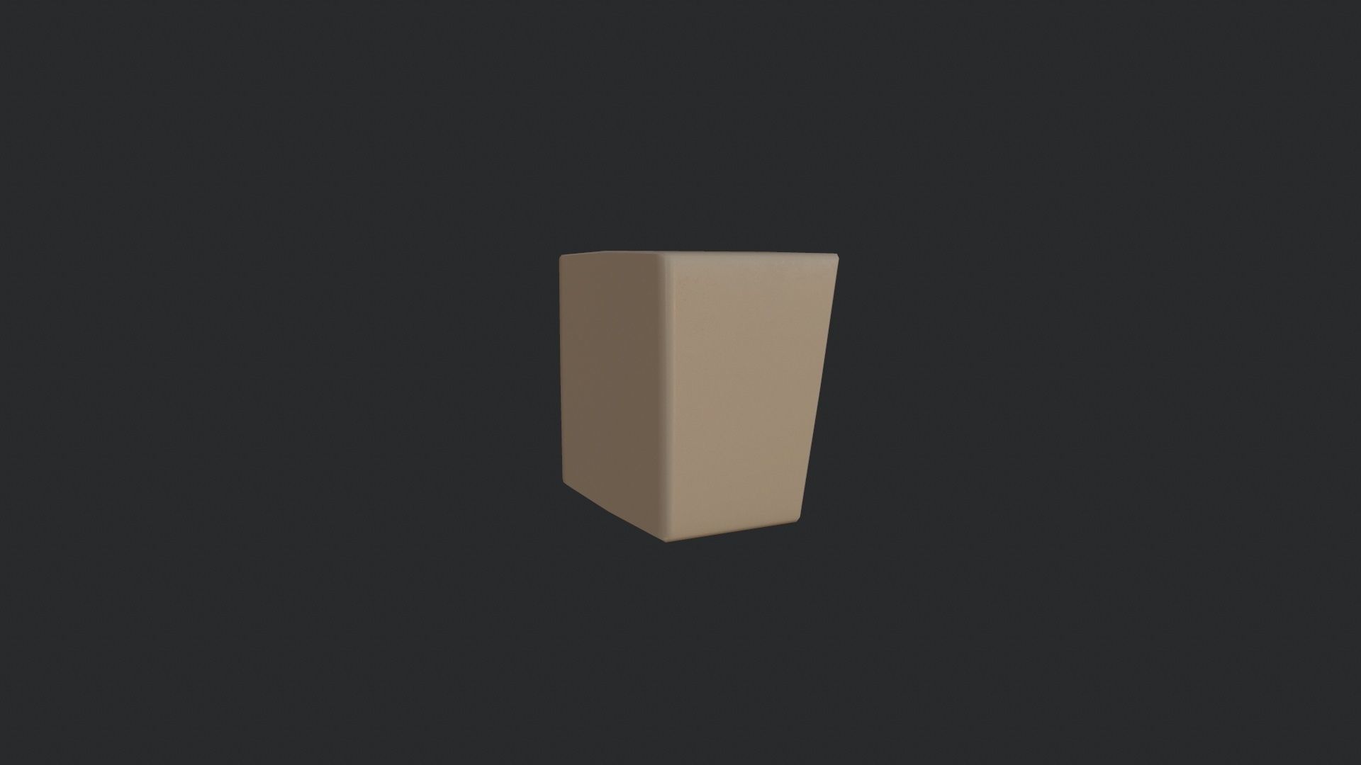Intercom cube Low-poly 3D model_3