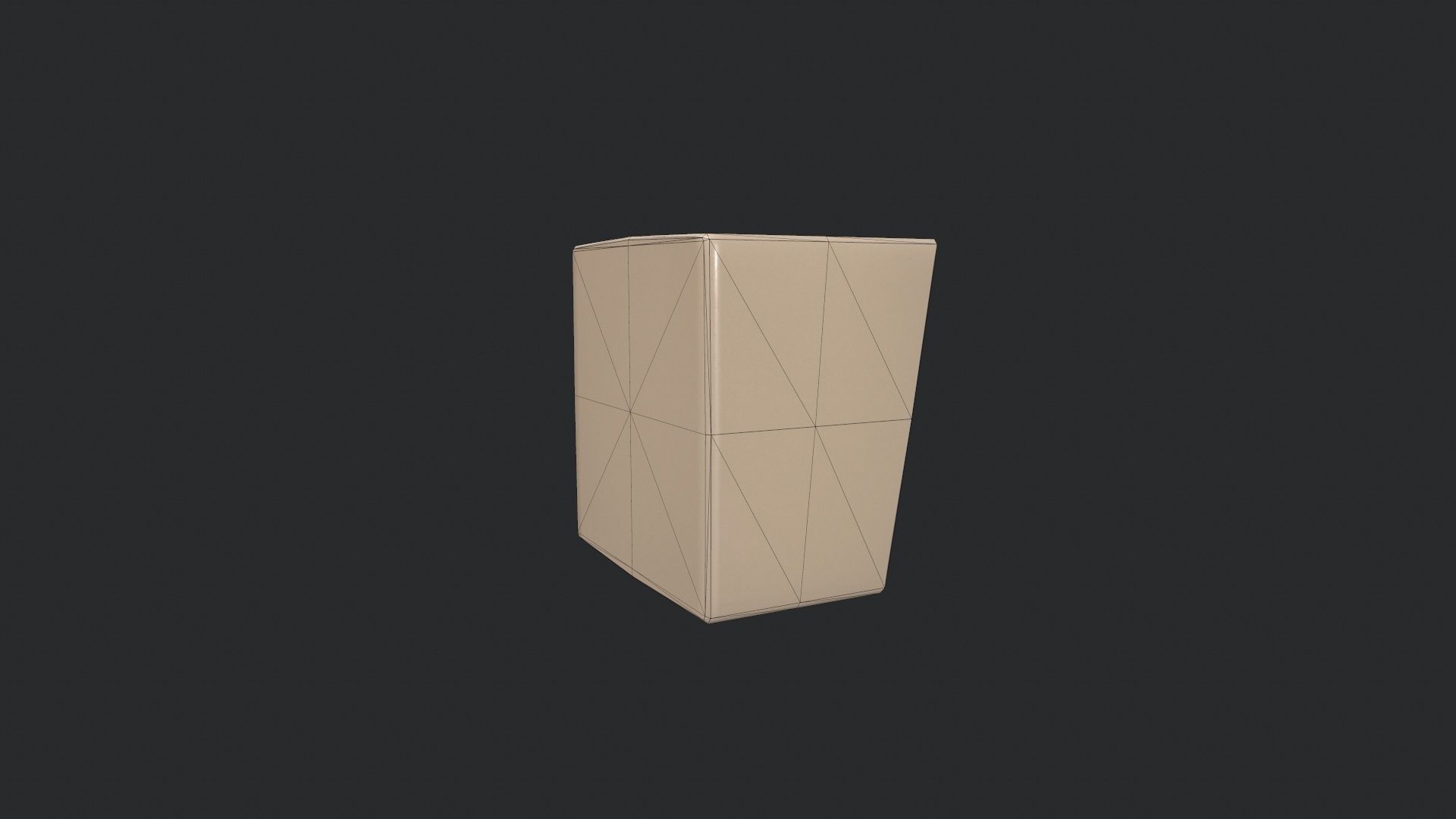 Intercom cube Low-poly 3D model_13