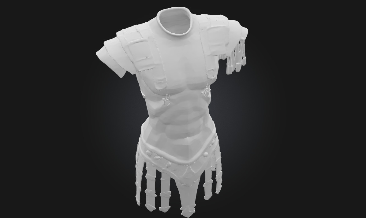 Gladiator Armor Historical Battlewear Model for Combat 3D model_8