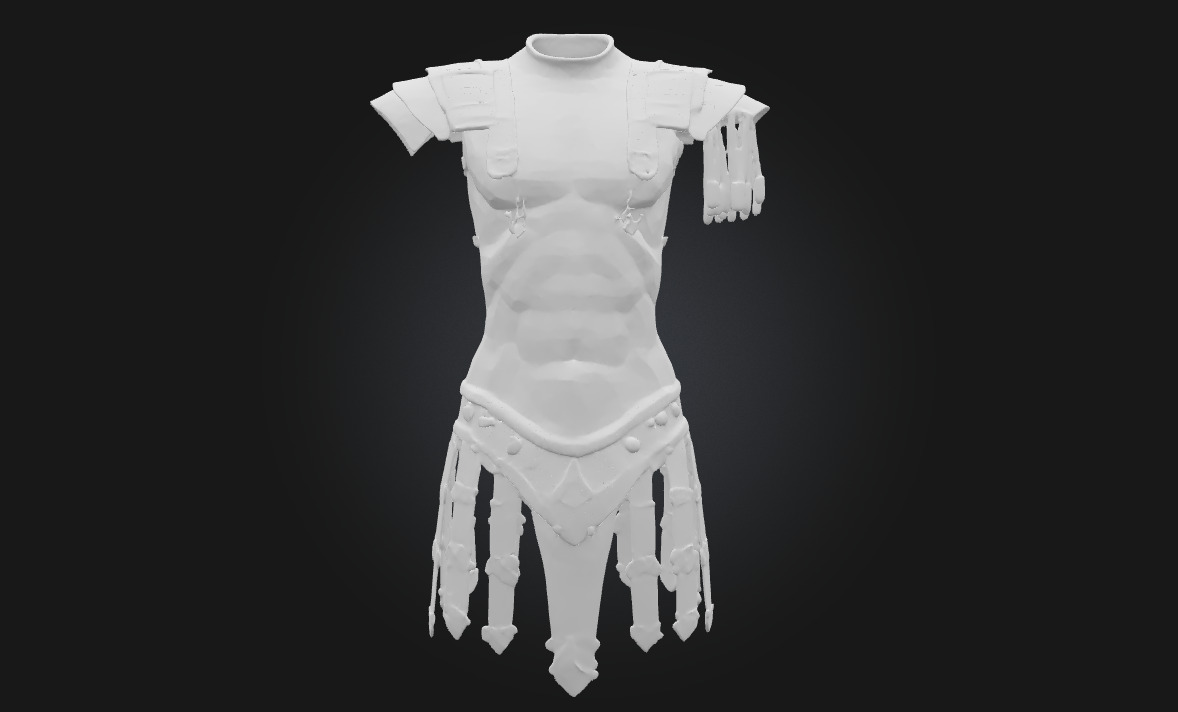 Gladiator Armor Historical Battlewear Model for Combat 3D model_5