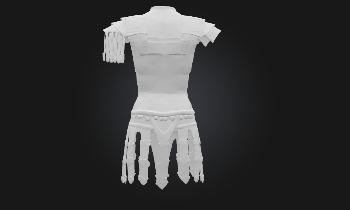Gladiator Armor Historical Battlewear Model for Combat 3D model_7