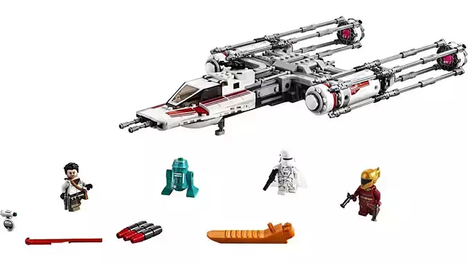 TwindBricks3D - 75249 Resistance Y-Wing Starfighter