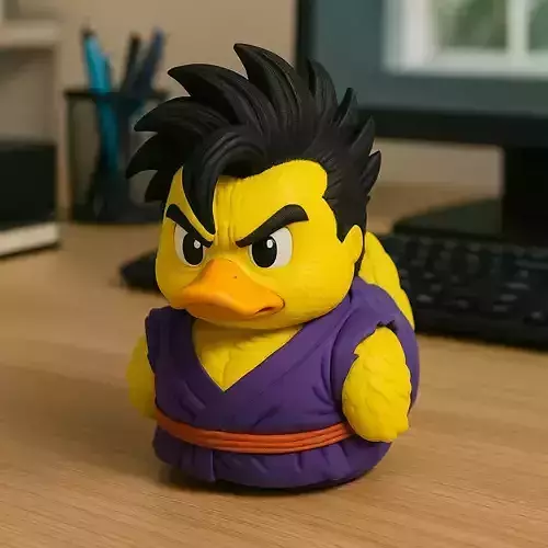 Rubber Duck - Songohan Dragon Ball Z model - 3d print 3D print model