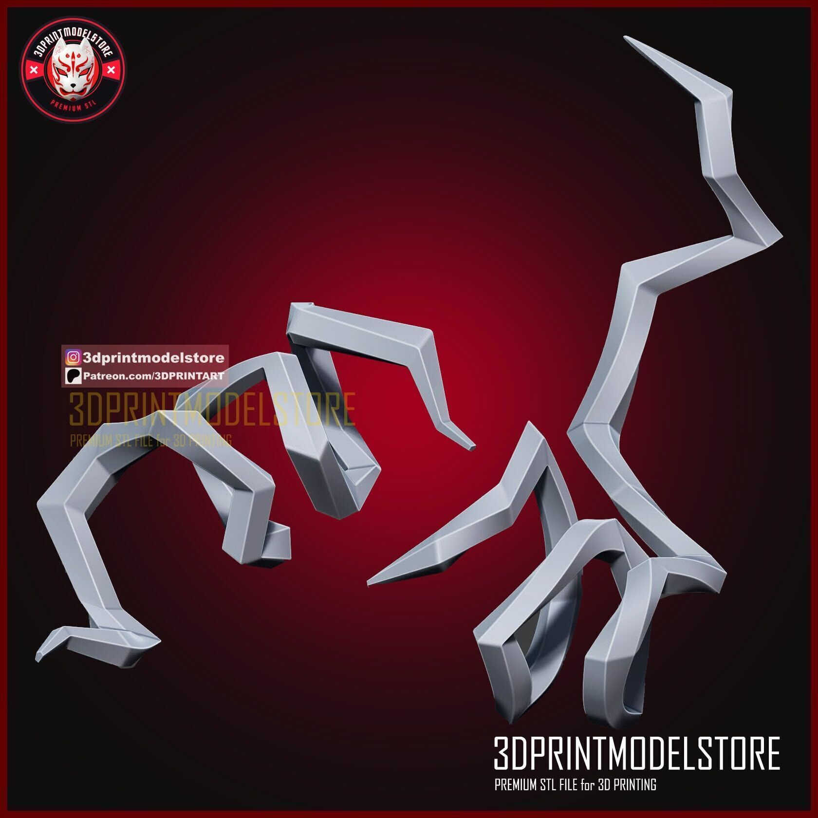 Dark Deku Cosplay - Anime Effect - Lightning - My Hero Academia 3D print model_5