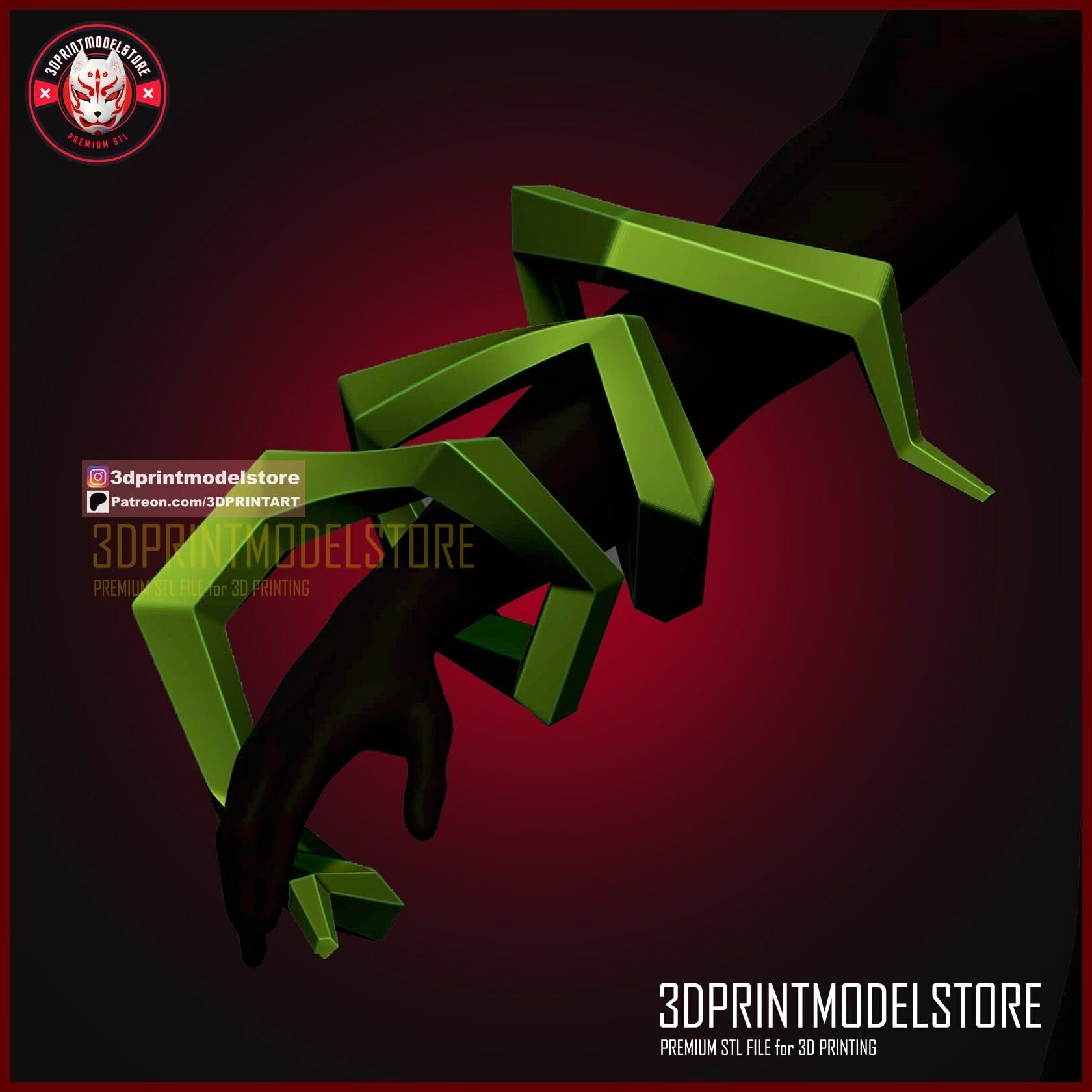 Dark Deku Cosplay - Anime Effect - Lightning - My Hero Academia 3D print model_4