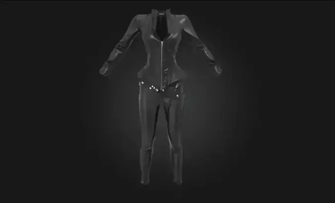 Corset Ensemble Elegant Fashion Model for Historical  Fantasy 