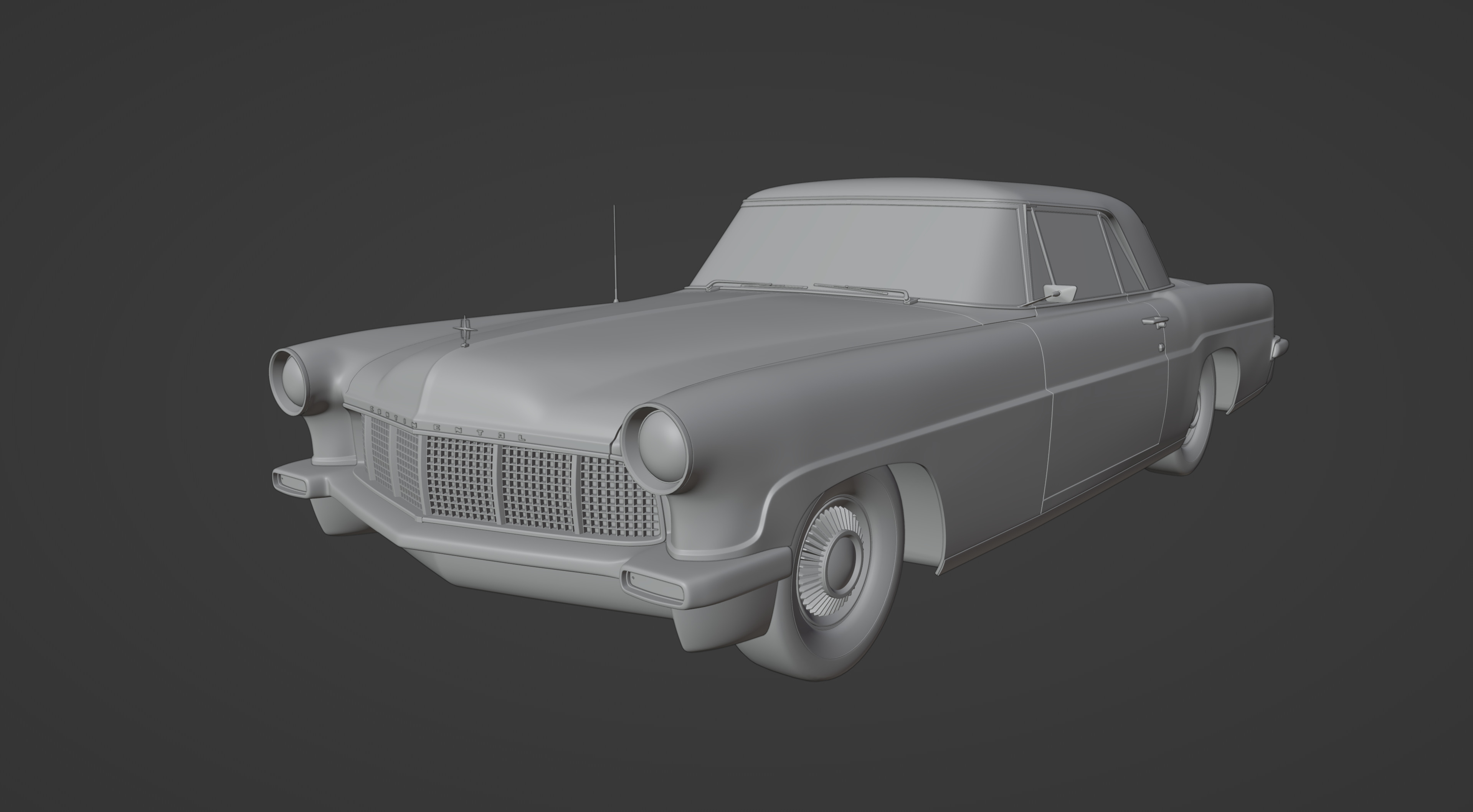 1956 Lincoln Continental Mark II 3D model_19