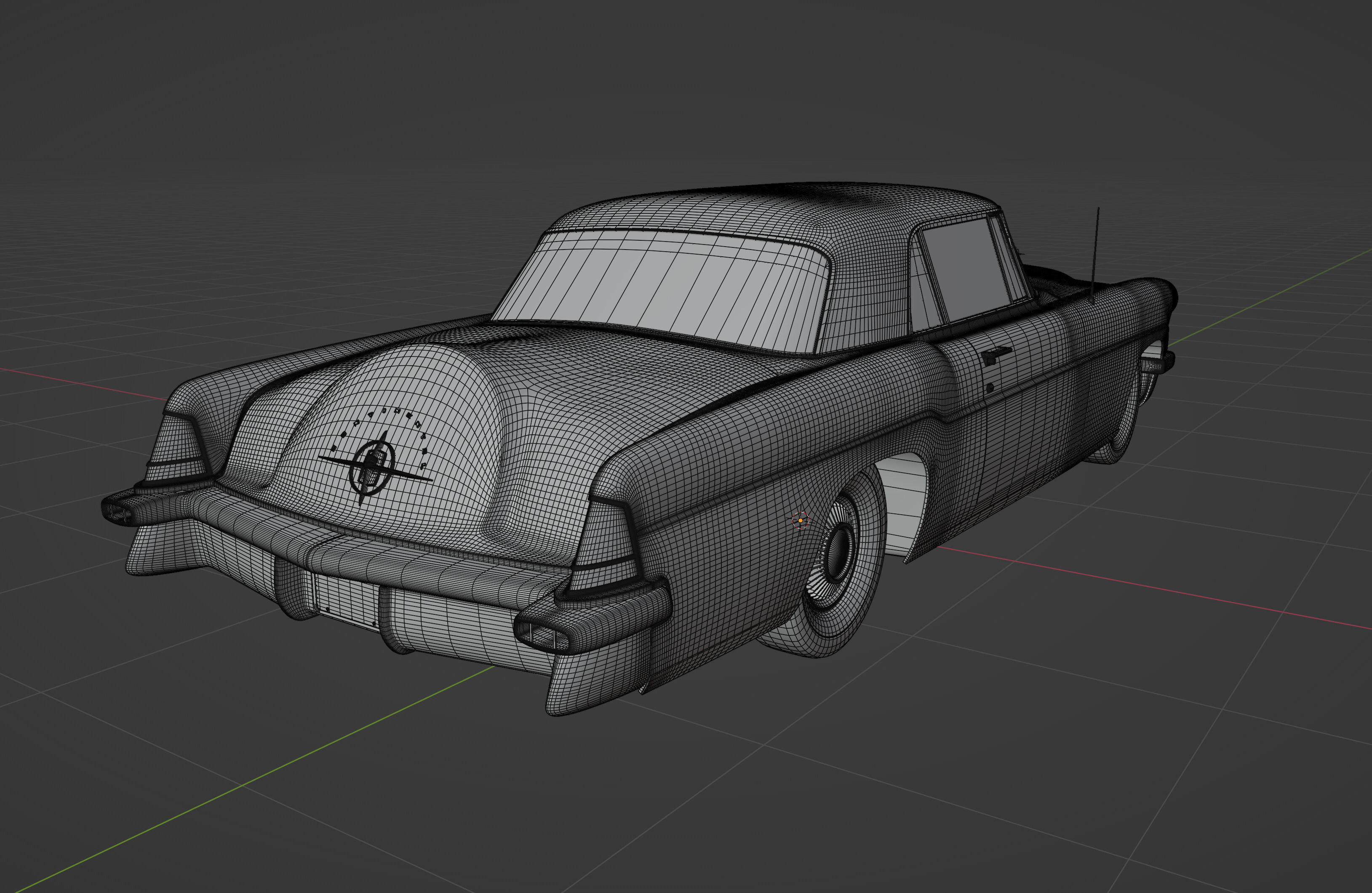 1956 Lincoln Continental Mark II 3D model_27