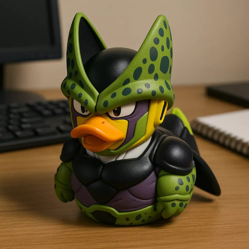 Rubber Duck - Dragon Ball Z Cell model - 3d print 3D print model_0