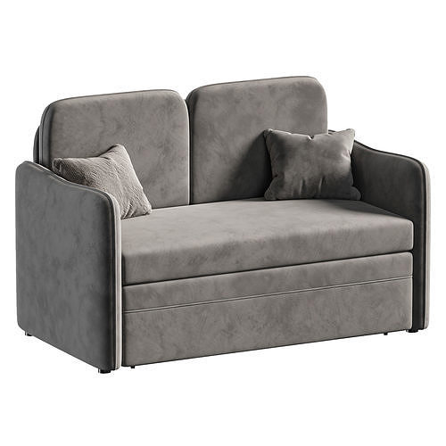 Sofa Straight Cases 3D model