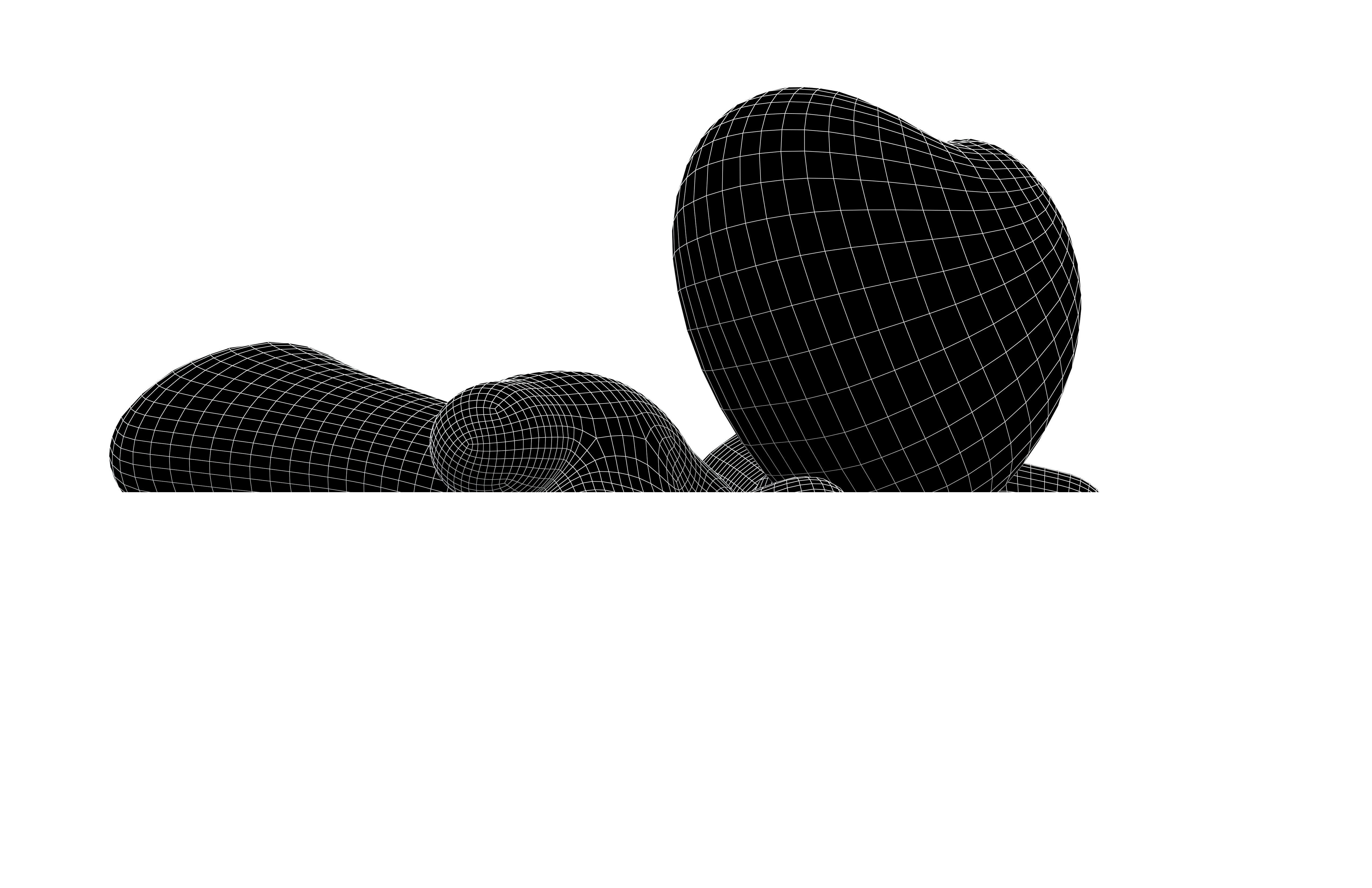 Holding Heart with Both Hands Icon v1 001 Low-poly 3D model_7