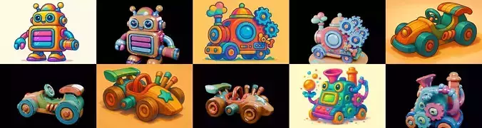 Wood Toy bundle 9 pack 100 glb