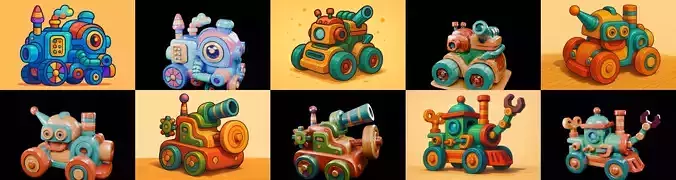 Wood Toy bundle 6 pack 100 glb