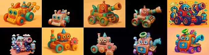 Wood Toy bundle 5 pack 100 glb