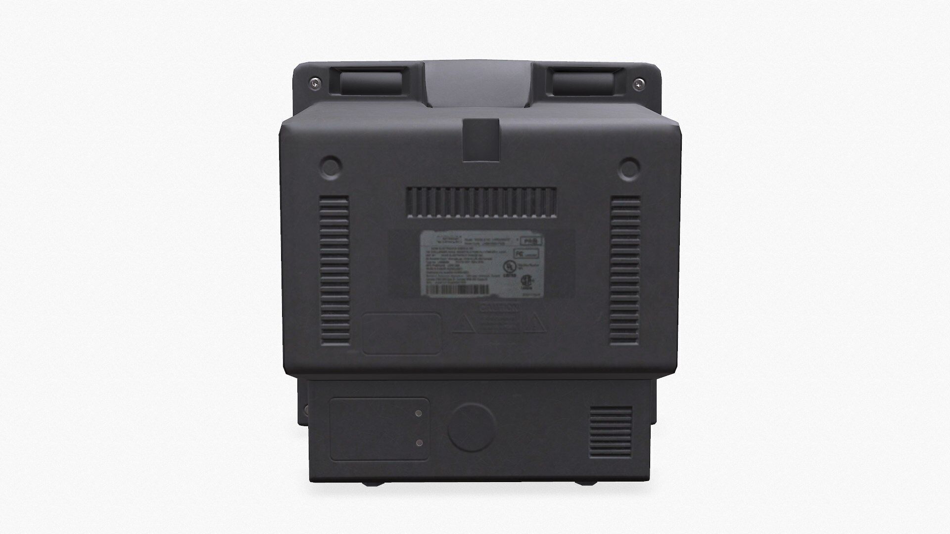 Old CRT TV Low-poly PBR Low-poly 3D model_14