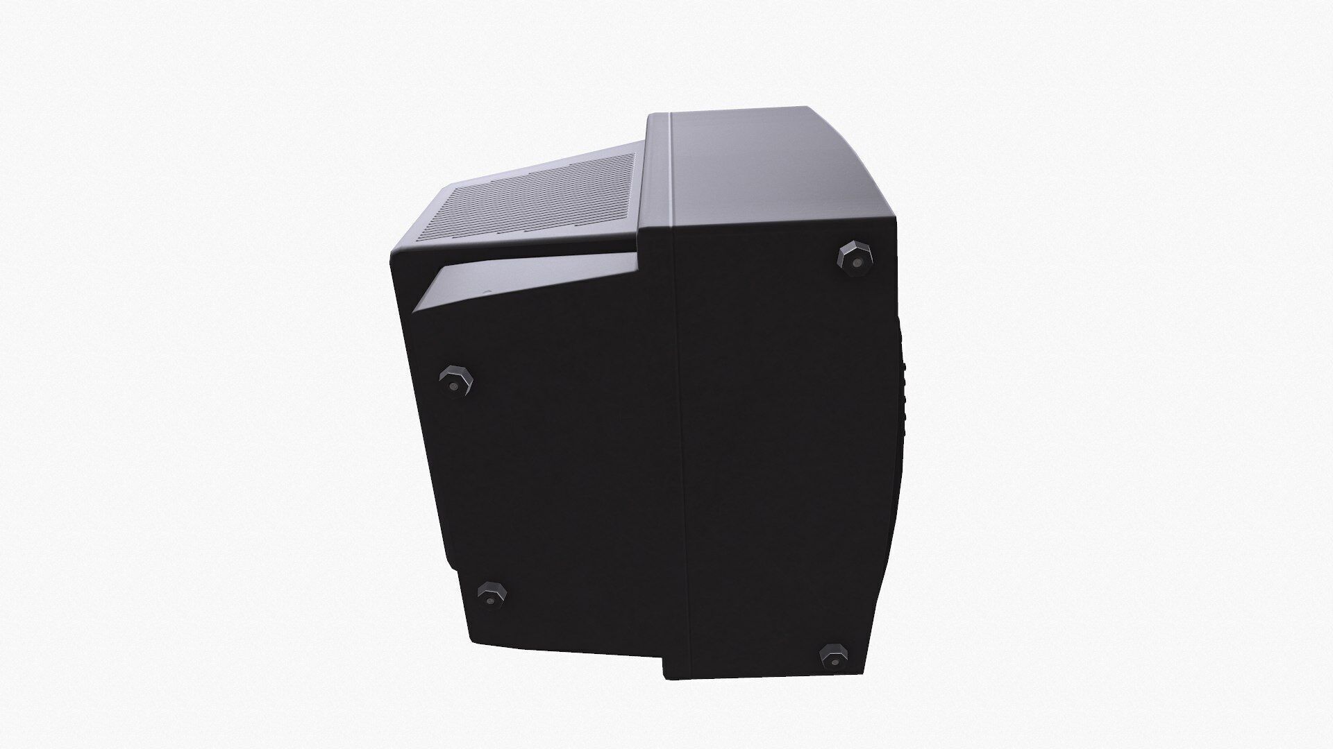 Old CRT TV Low-poly PBR Low-poly 3D model_18