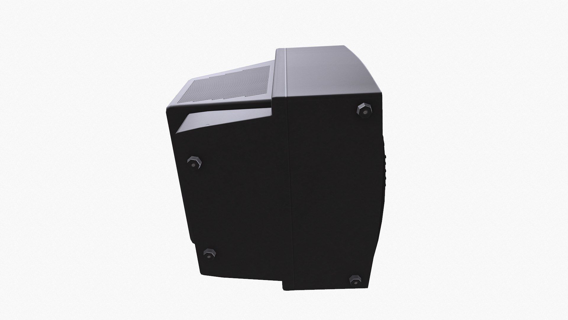 Old CRT TV Low-poly PBR Low-poly 3D model_17