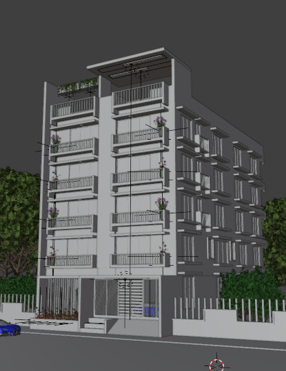 House exterior 3D model_4