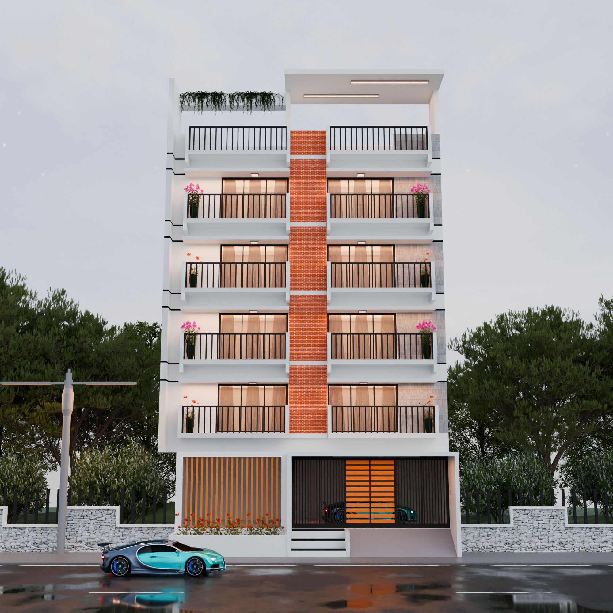 House exterior 3D model_2