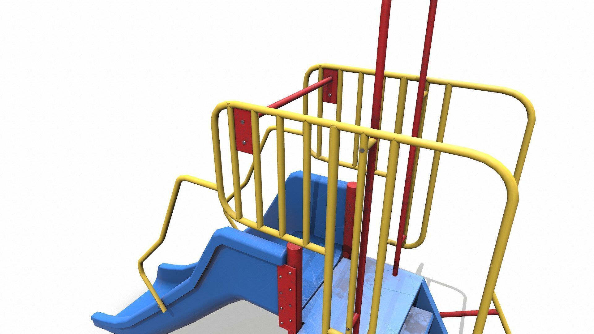 Slide Low-poly PBR Low-poly 3D model_16