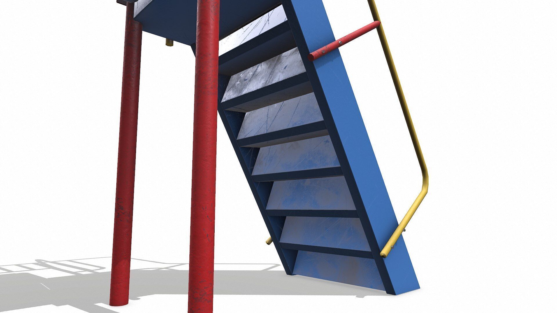 Slide Low-poly PBR Low-poly 3D model_24