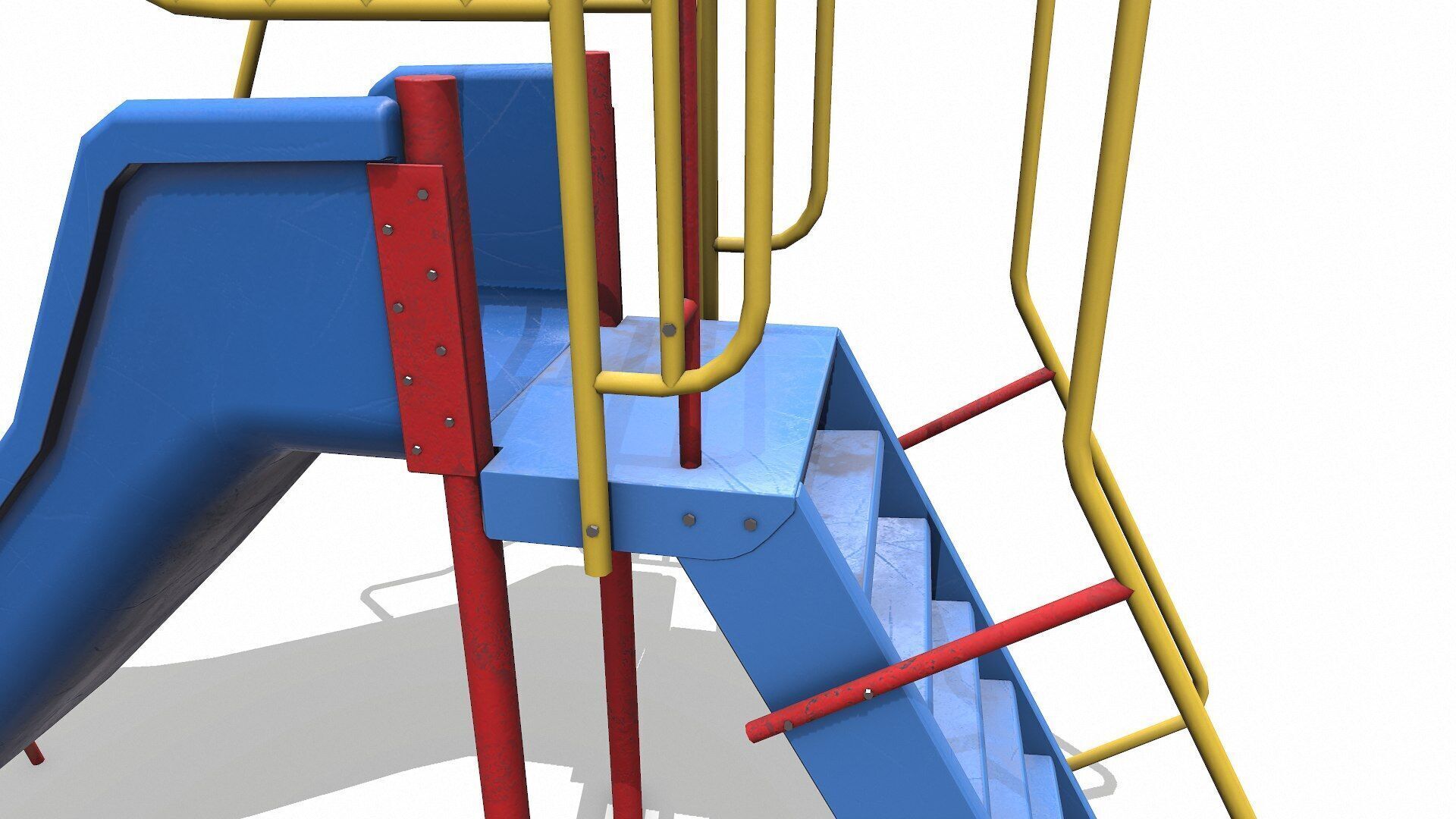 Slide Low-poly PBR Low-poly 3D model_27