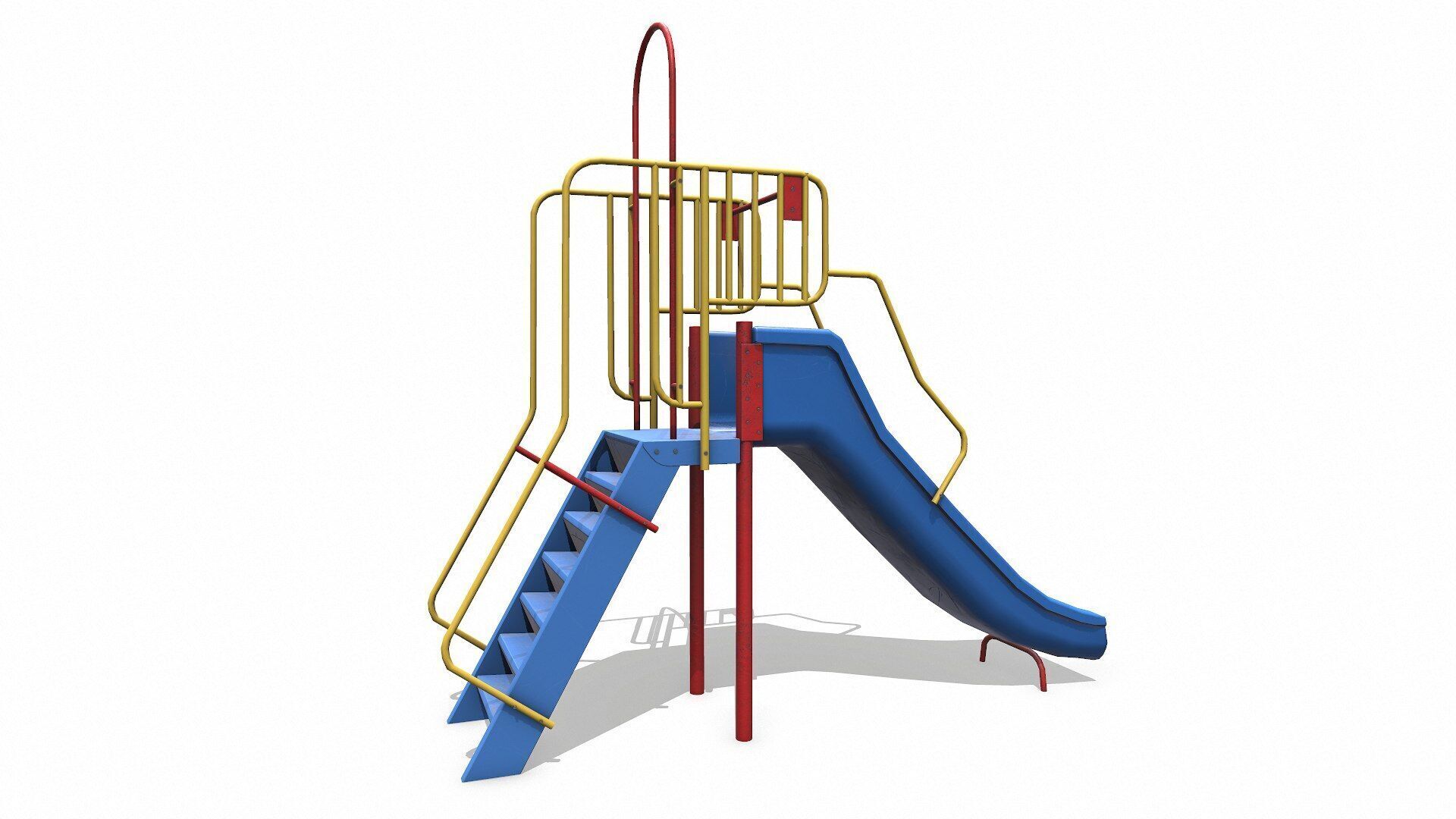 Slide Low-poly PBR Low-poly 3D model_10