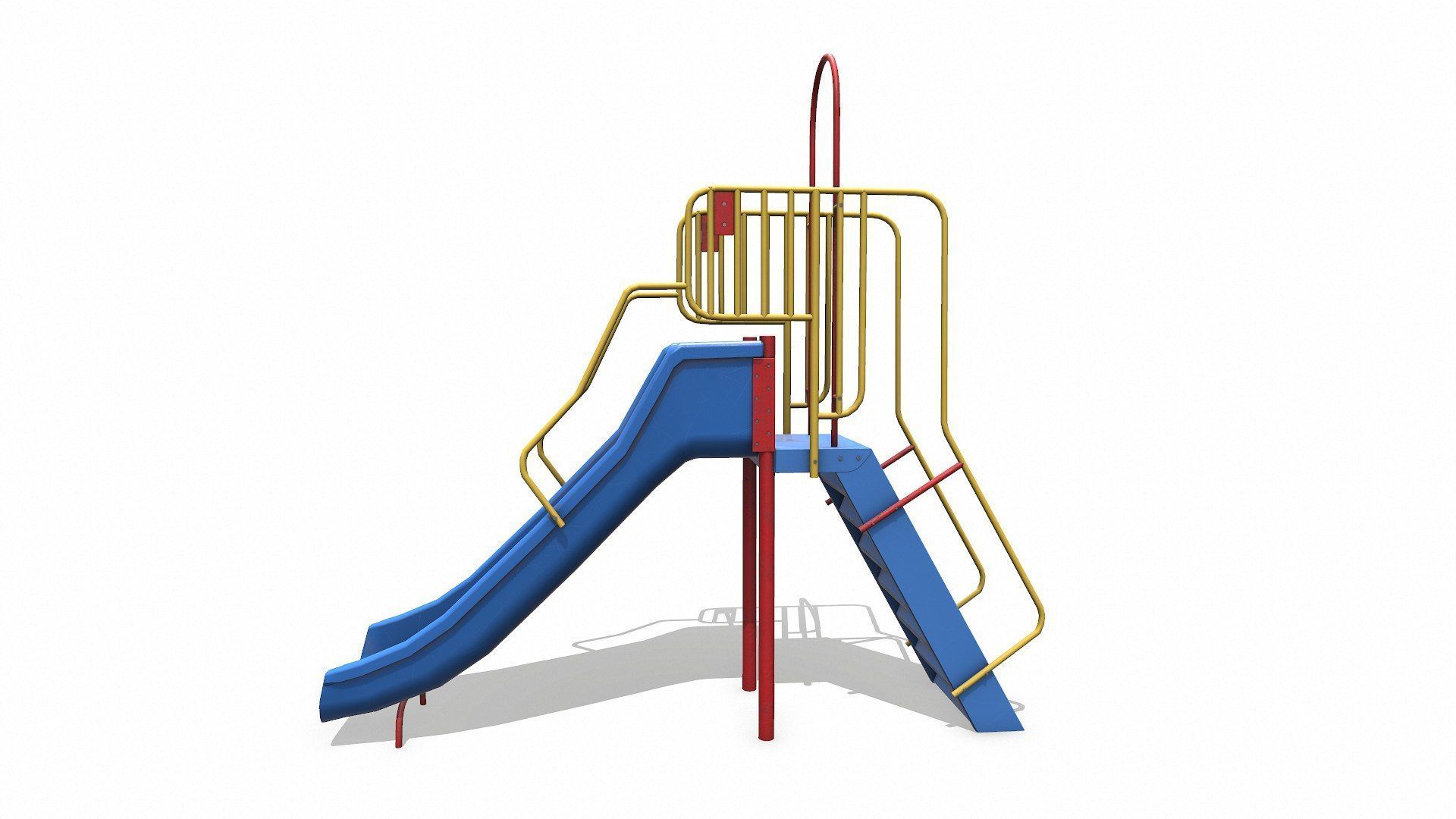 Slide Low-poly PBR Low-poly 3D model_5