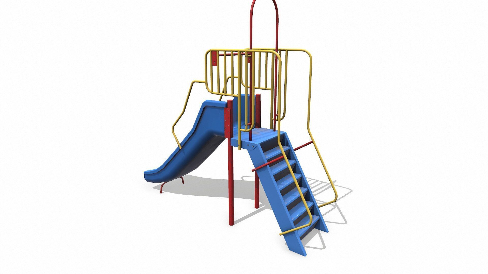 Slide Low-poly PBR Low-poly 3D model_6