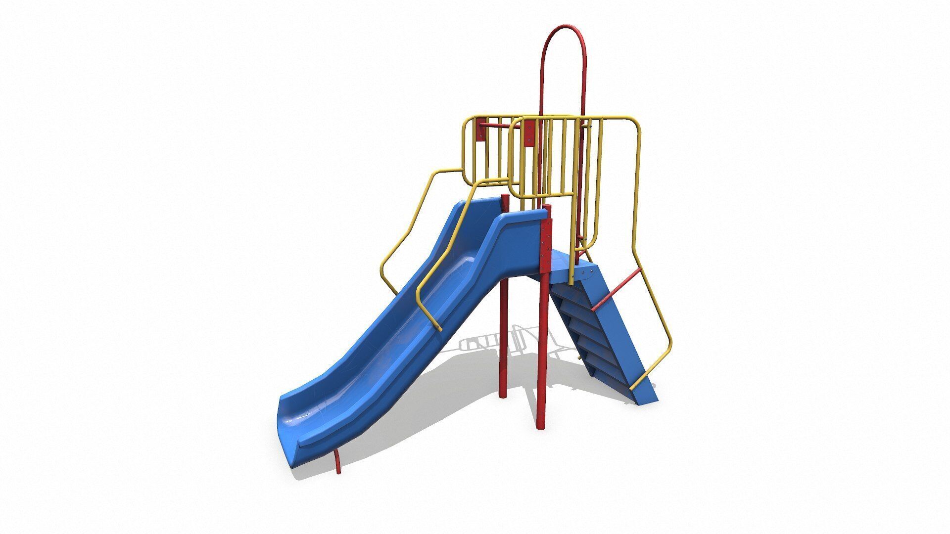 Slide Low-poly PBR Low-poly 3D model_2