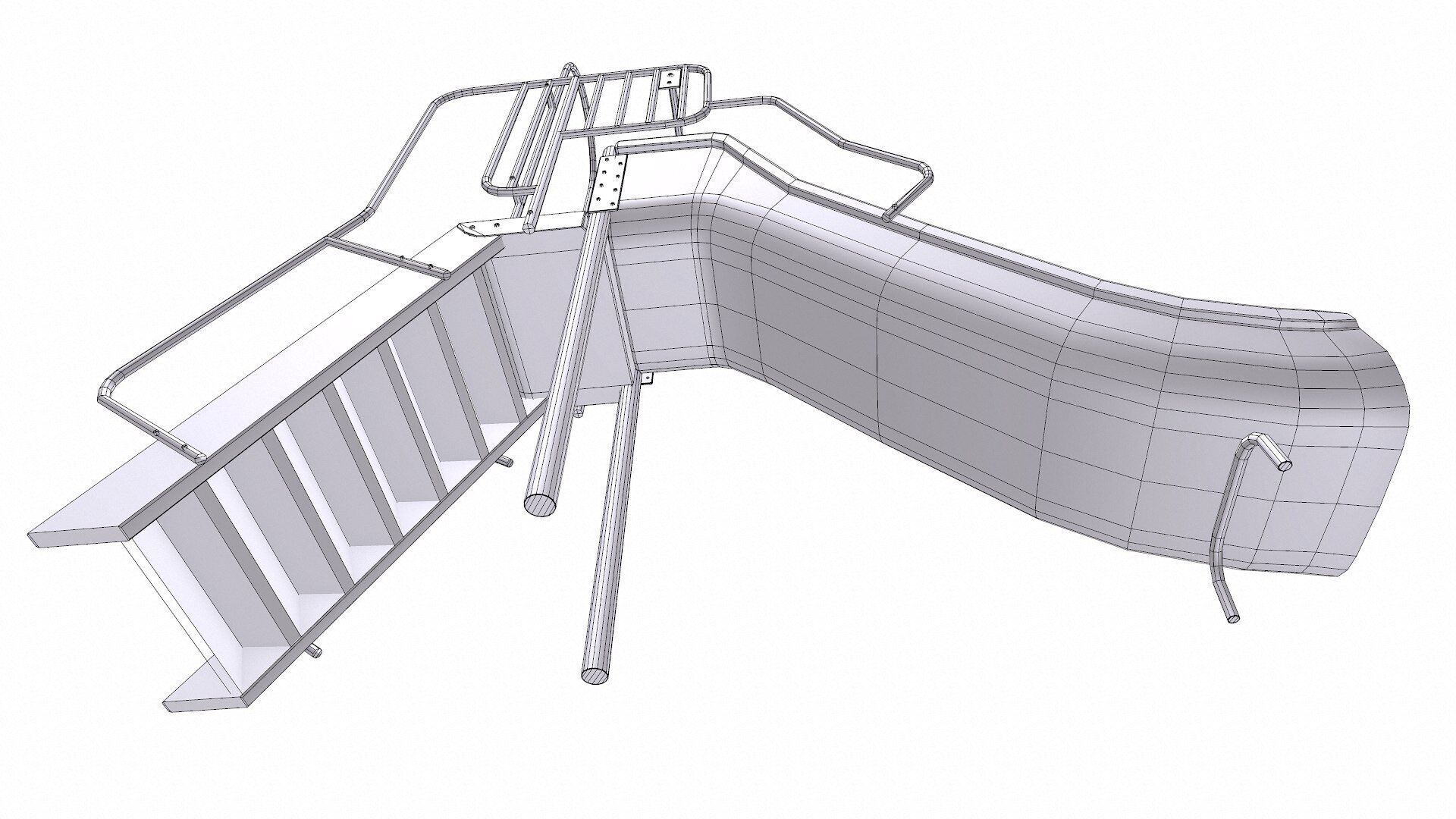 Slide Low-poly PBR Low-poly 3D model_39