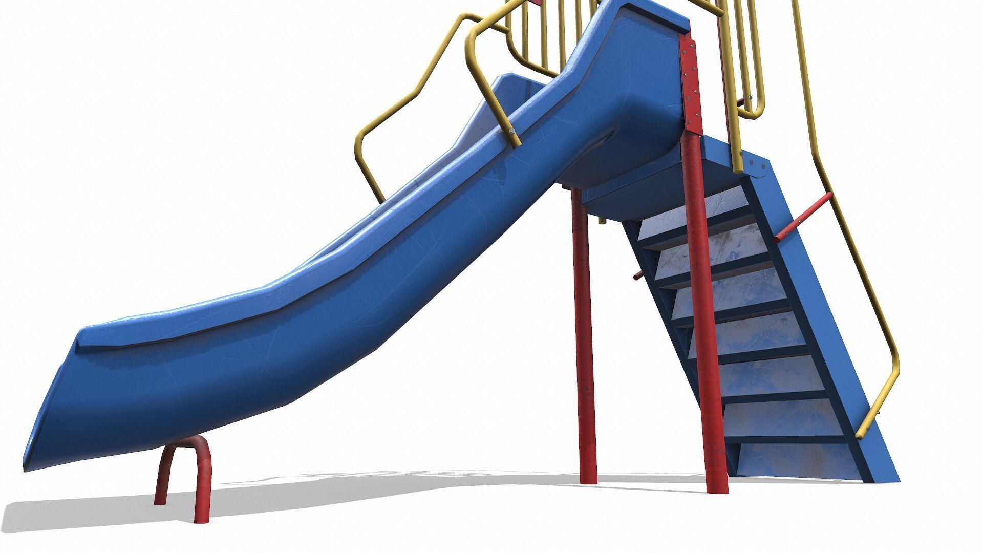 Slide Low-poly PBR Low-poly 3D model_22