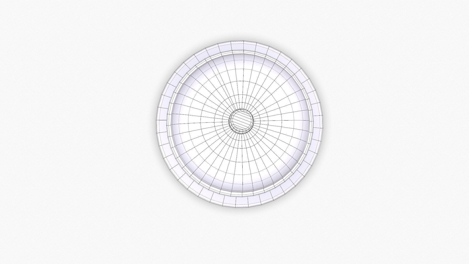 Service Bell Low-poly PBR Low-poly 3D model_20