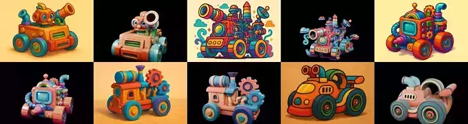 Wood Toy bundle 3 pack 100 glb