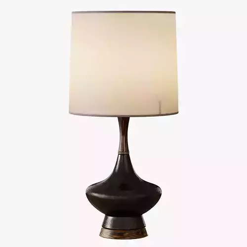 Metal Wood Table Lamp