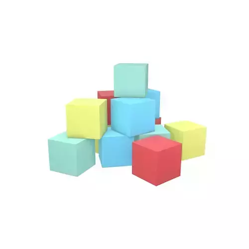 Colored Cubes Toys v1 001