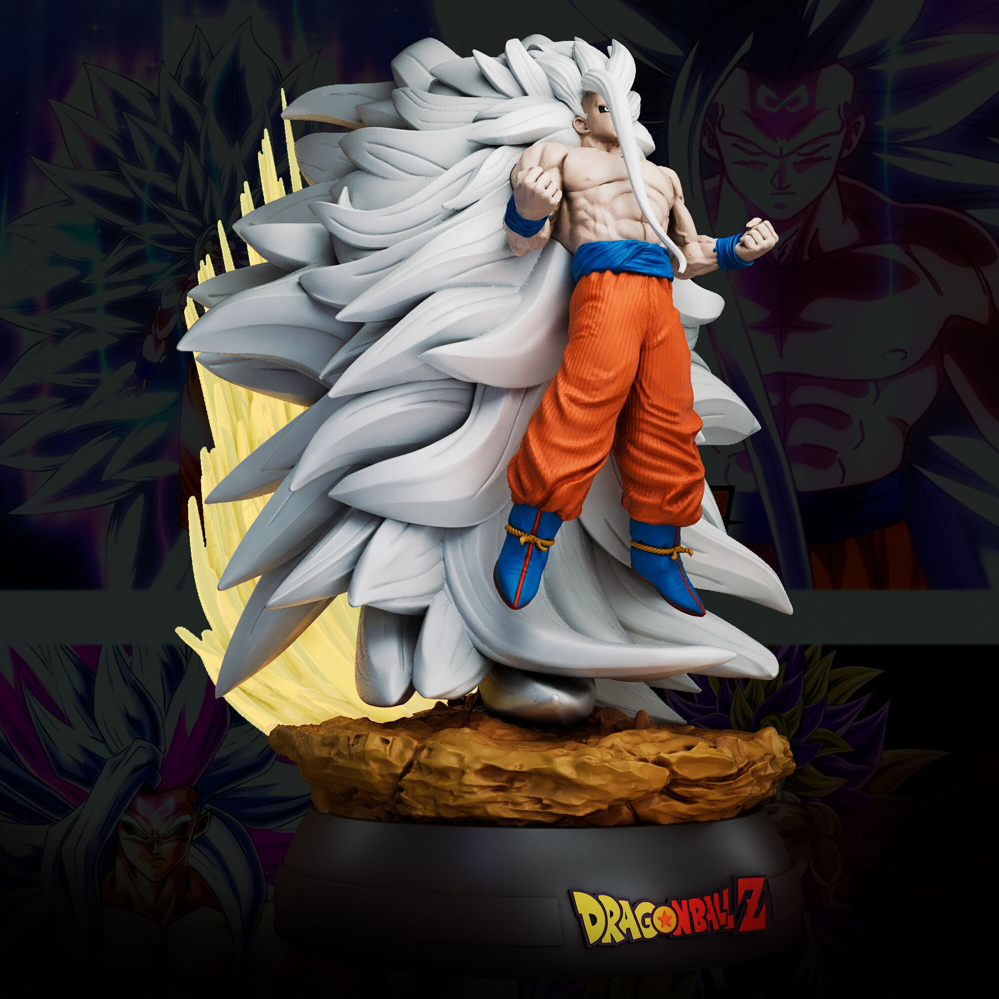 goku infinity 3D print model_1