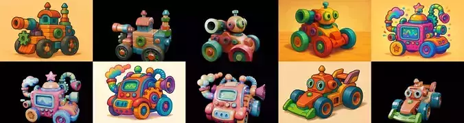 Wood Toy bundle 2 pack 100 glb