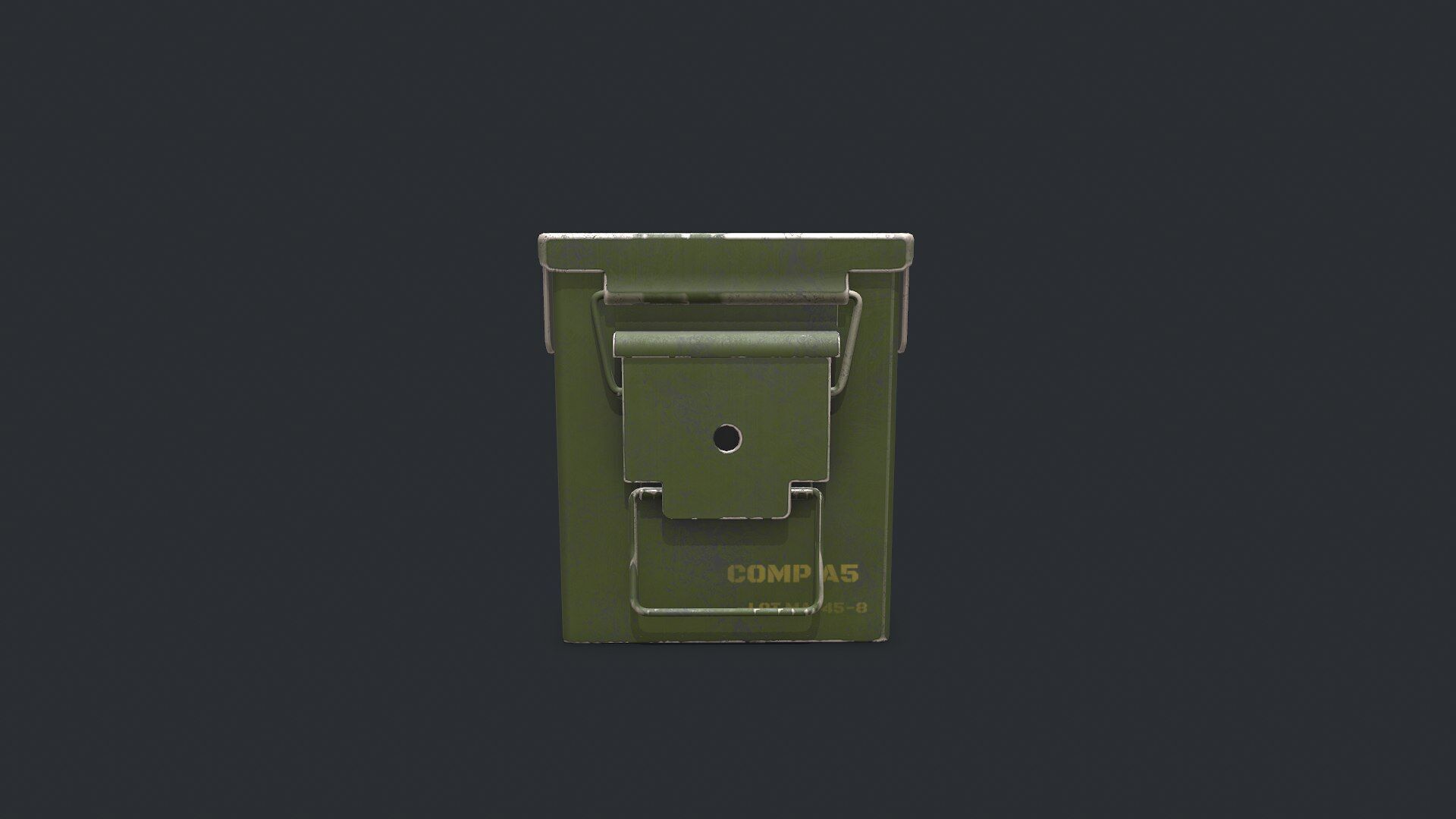 Military Supply Box Low-poly PBR Low-poly 3D model_22