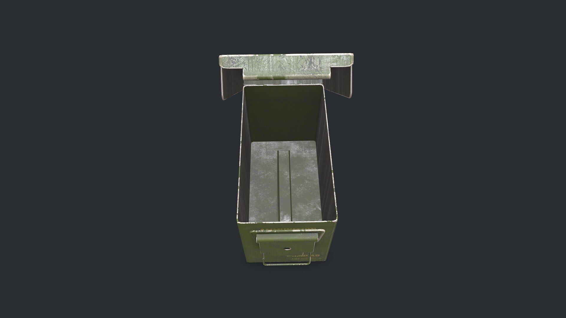 Military Supply Box Low-poly PBR Low-poly 3D model_9