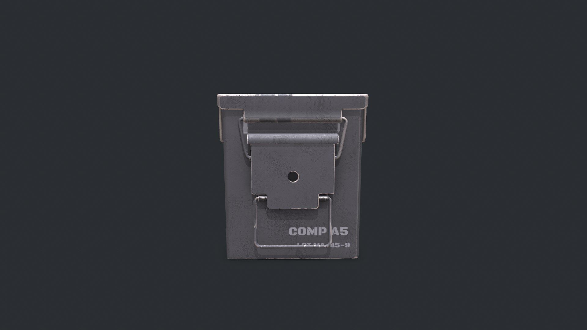 Military Supply Box Low-poly PBR Low-poly 3D model_20
